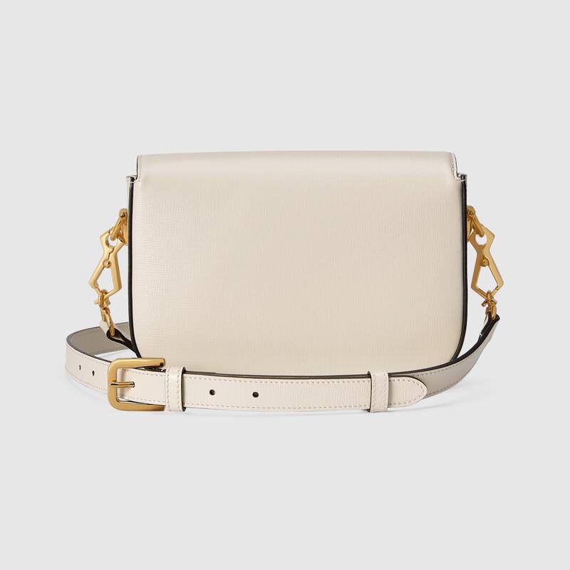 Gucci Horsebit 1955 Mini Shoulder Bag 658574 White